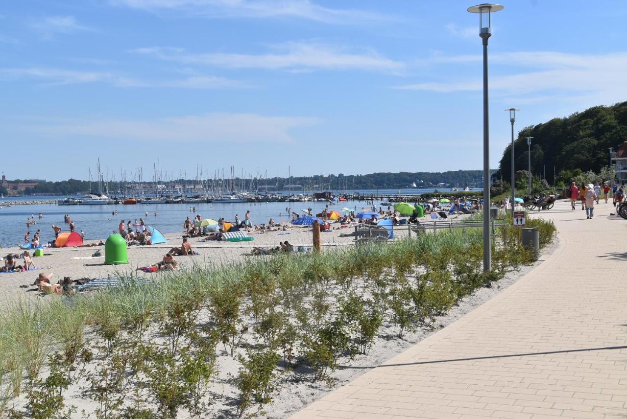 Fewo1846 Strandresidenz Wassersleben - Muschelnest - Stilvolles Studioapartment Mit Balkon Harrislee Exteriör bild