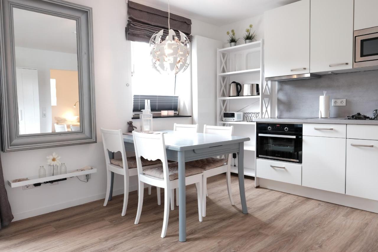 Fewo1846 Strandresidenz Wassersleben - Muschelnest - Stilvolles Studioapartment Mit Balkon Harrislee Exteriör bild