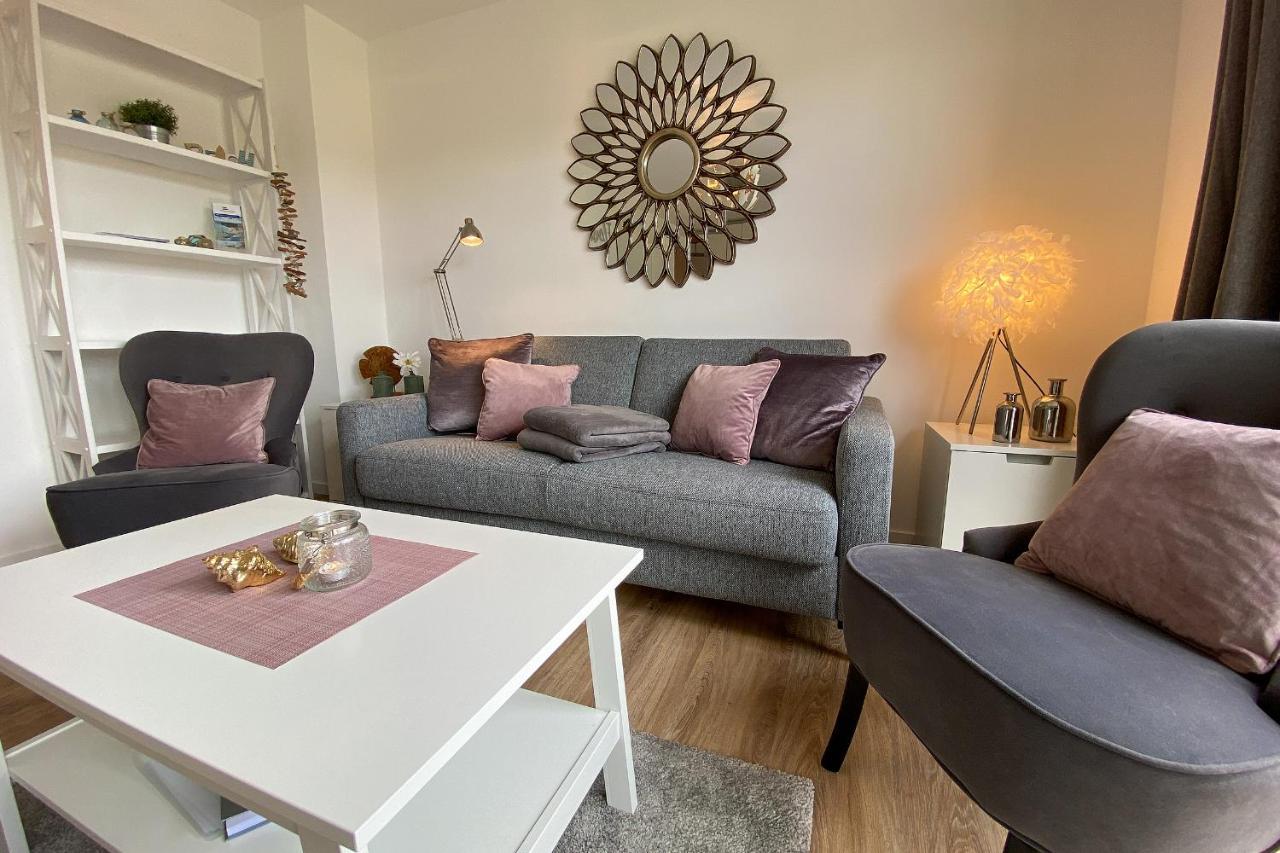 Fewo1846 Strandresidenz Wassersleben - Muschelnest - Stilvolles Studioapartment Mit Balkon Harrislee Exteriör bild