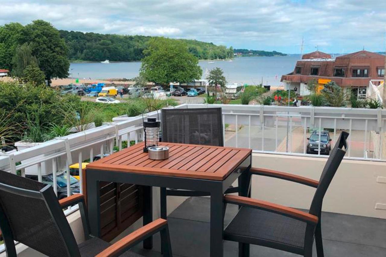 Fewo1846 Strandresidenz Wassersleben - Muschelnest - Stilvolles Studioapartment Mit Balkon Harrislee Exteriör bild