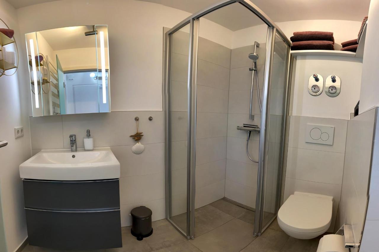 Fewo1846 Strandresidenz Wassersleben - Muschelnest - Stilvolles Studioapartment Mit Balkon Harrislee Exteriör bild